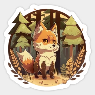 what does the fox actually say | Just a boy who loves foxes Sticker